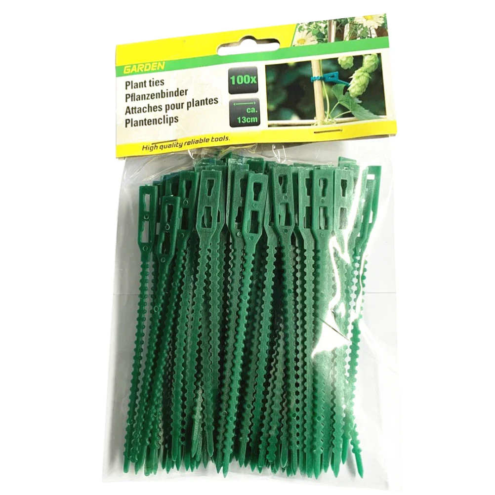 

100PCS Tree Ties Adjustable Plant Ties Garden Ties Flexible Plant Cable Ties For Supporting Rose Shrub Plants Greenhouses Huerto