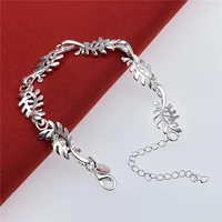 fishbone trinket bracelets 925 sterling silver fine jewelry for women and girls must see