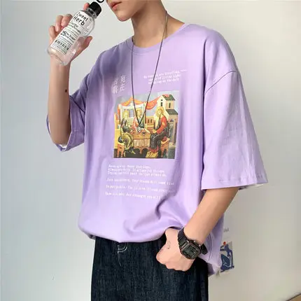 

Men's casual short-sleeved t-shirt wild clothes tide 11612