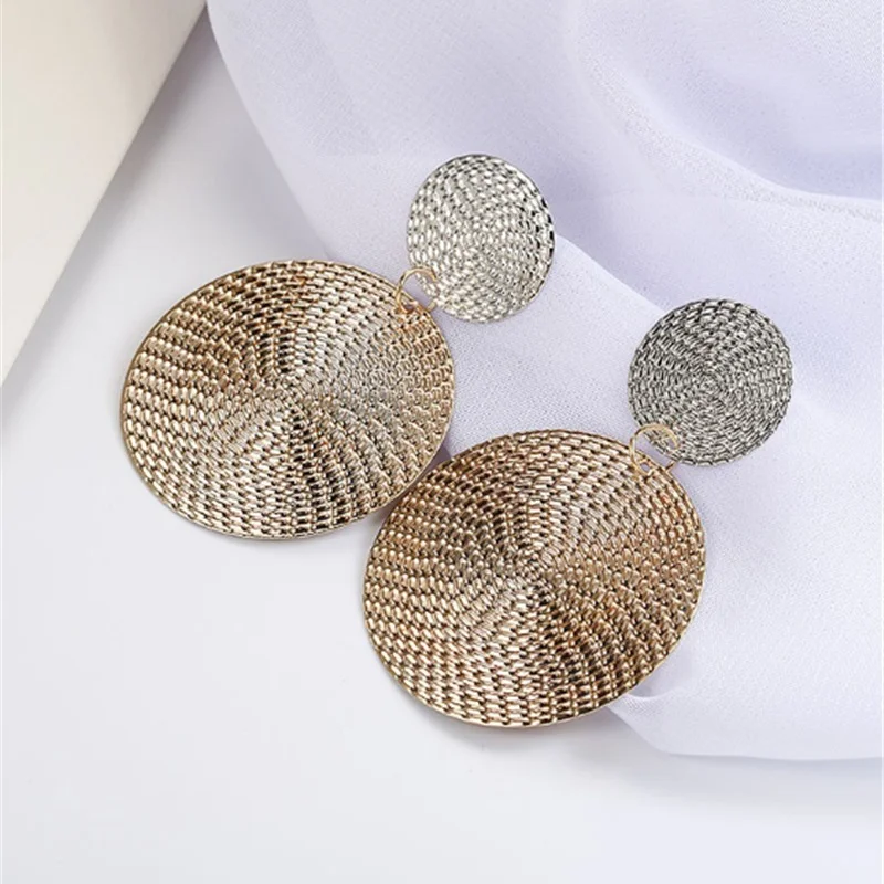 

Fashion Women Geometric Circle Dangle Earrings Party Jewelry Gifts