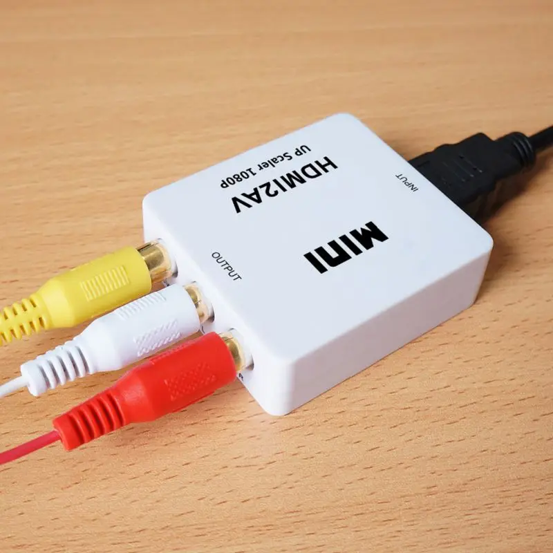 New Mini HDMI To RCA/CVBS Adapter Full HD 1080P TV AV Audio/Video Converter Support PAL And NTSC Component |