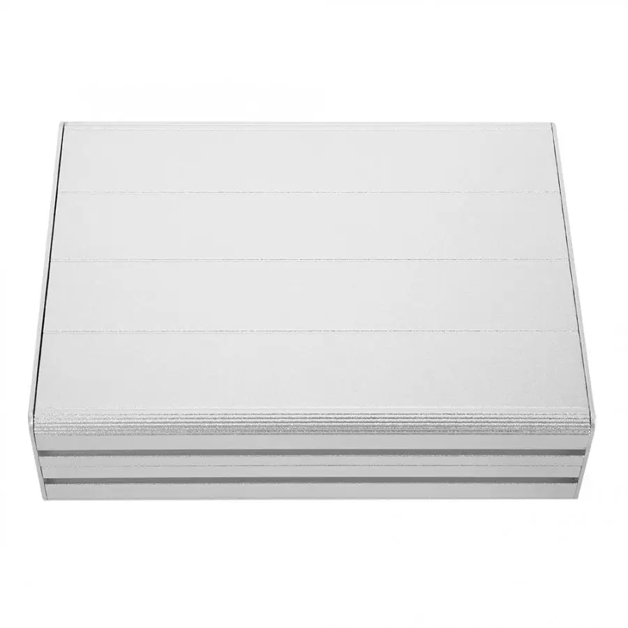 

Корпус из алюминиевого сплава 45x122x160 мм, корпус для печатной платы, Чехол Для декодера GPS, серебристый