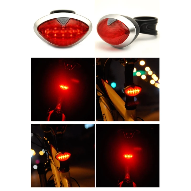 

Night Riding Warning Bicycle Tail Light Monochrome Red Light Outdoor Safety Bike Tail Light Sports Cycling Lighting