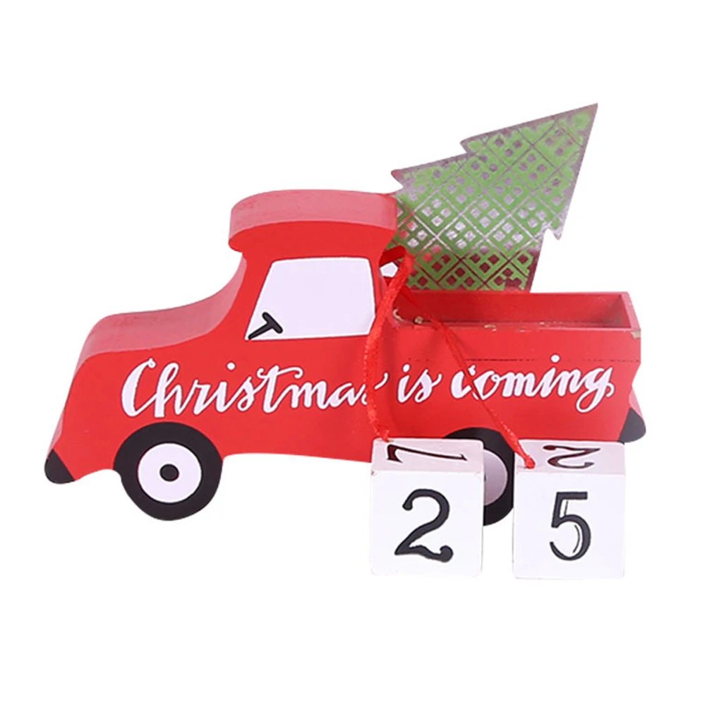 1 шт. деревянный календарь винтажный декор очаровательный настольный реквизит