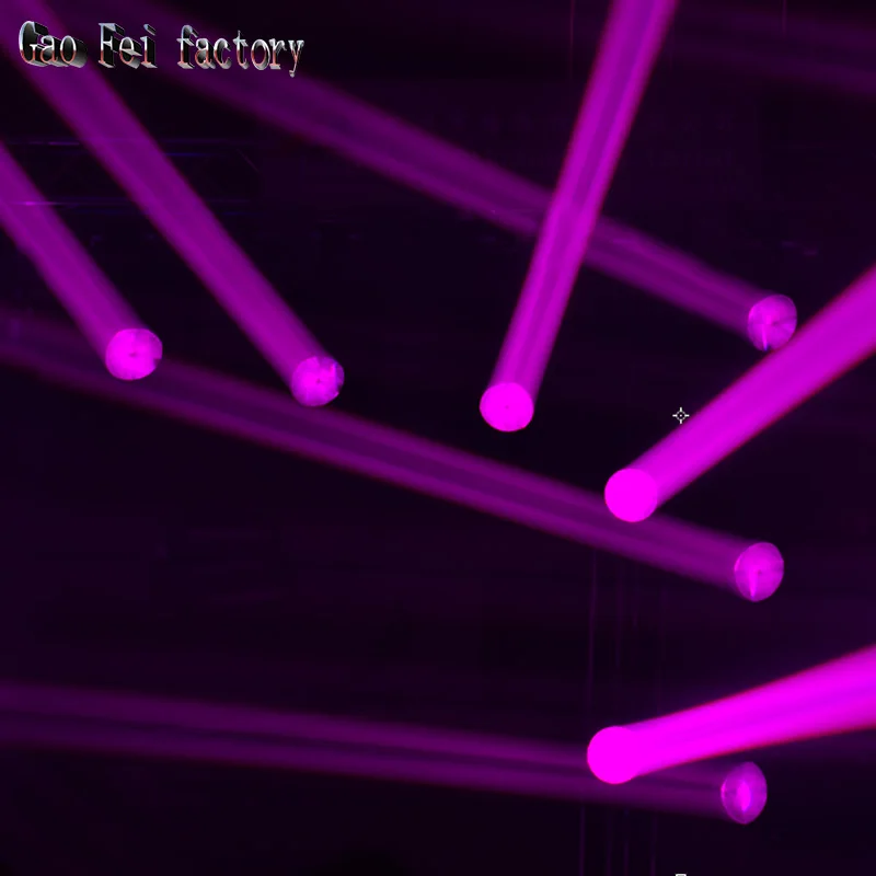 Светодиодный сценический мини светильник с вращающейся головкой 10 Вт DMX512 11 и 13