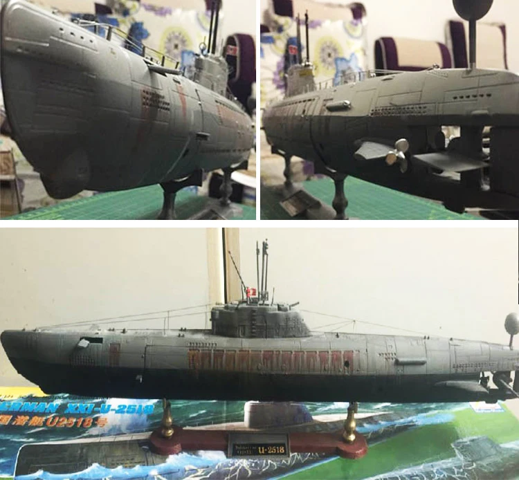 1/144 Второй мировой войны Пособия по немецкому языку военный корабль U Подводная