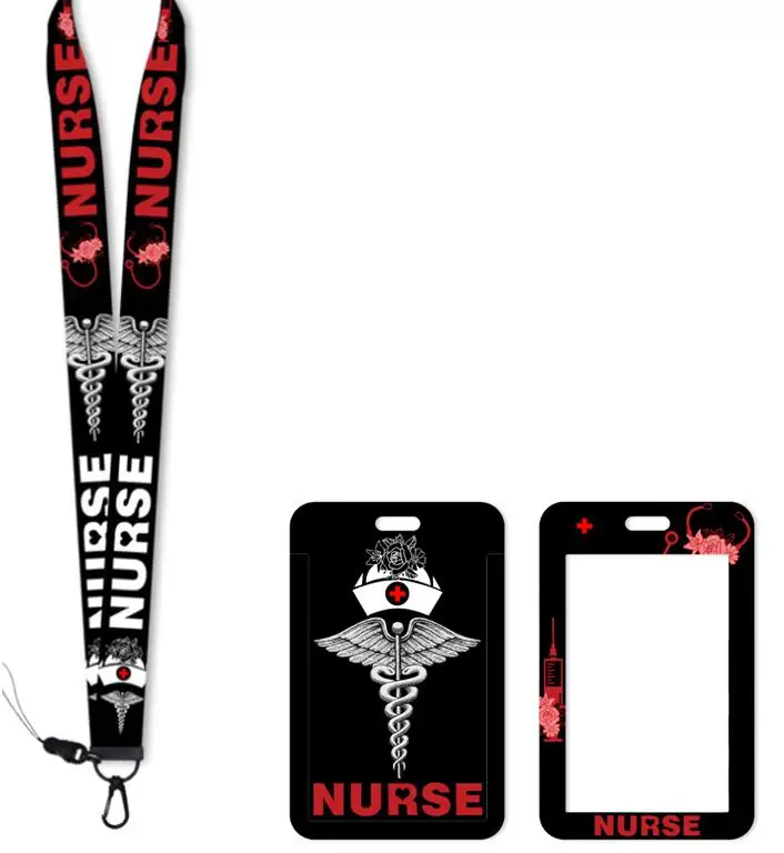 Новинка 1 комплект детский для медсестры из акрила с именем держатель карт