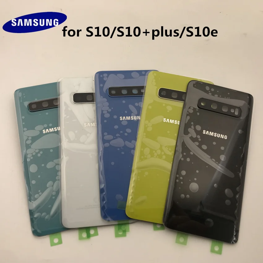 Оригинальный чехол для Samsung Galaxy S10 + Plus G970 G975 S10e G973 Задняя стеклянная крышка