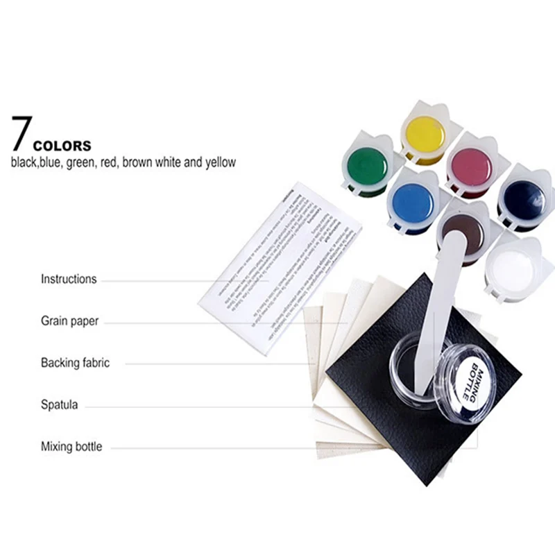 Набор для ремонта кожаной обивки автомобиля набор пальто и царапин на сиденье в