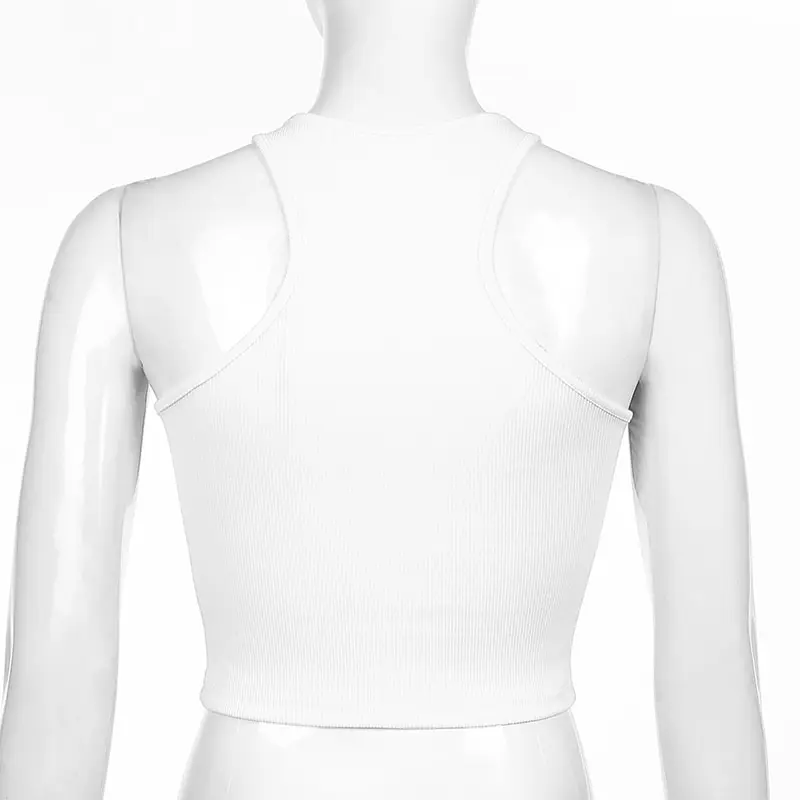 

Top crop top Sweetown Green Wave Print Y2K Tank Top Women Spring Summer Fashion Holiday Clothes Sleeveless Slim Sexy Crop Tops