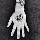 Водостойкая Временная тату-наклейка, Крутое солнце, поддельные тату, флэш-тату, для ног, рук, шеи, боди-арт для девушек, мужчин и женщин