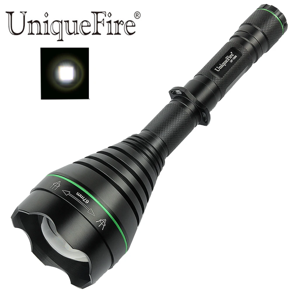 Мощный белый свет UniqueFire 1508 T67 фонарик светодиодная лампочка Фокусируемый