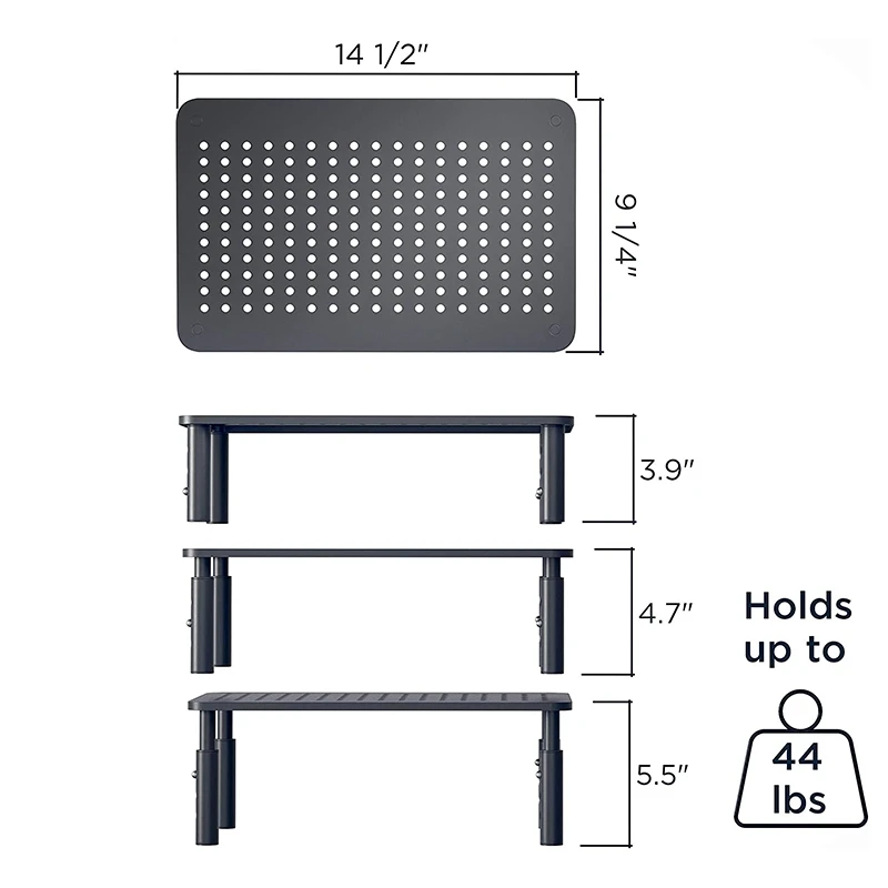 Регулируемая подставка для монитора из нержавеющей стали ноутбука настольного