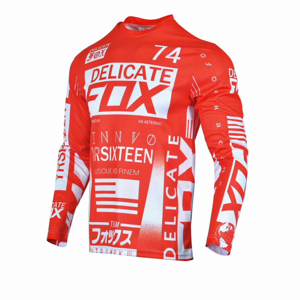 Delicate Fox 360 Flight Jersey Mountain MTB DH MX ATV Offroad Motocross Racing Men's Green T-shirt | Автомобили и мотоциклы
