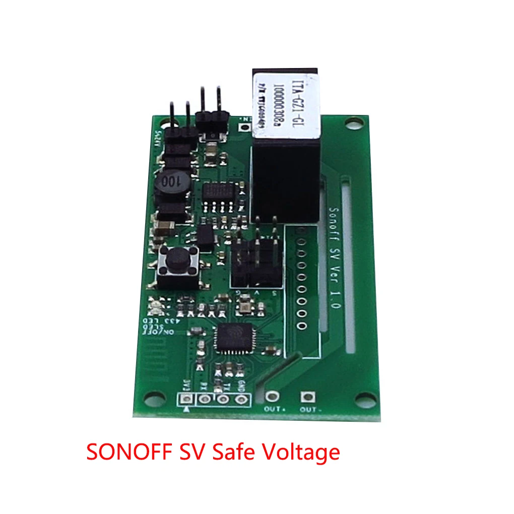 

SONOFF SV Safe Voltage Long Distance Remote Timing WiFi Wireless Switch Module for IOS for Android Smart Home