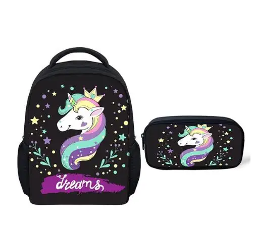 Unicorn школьные сумки для девочек рюкзак дошкольников принадлежности школьников