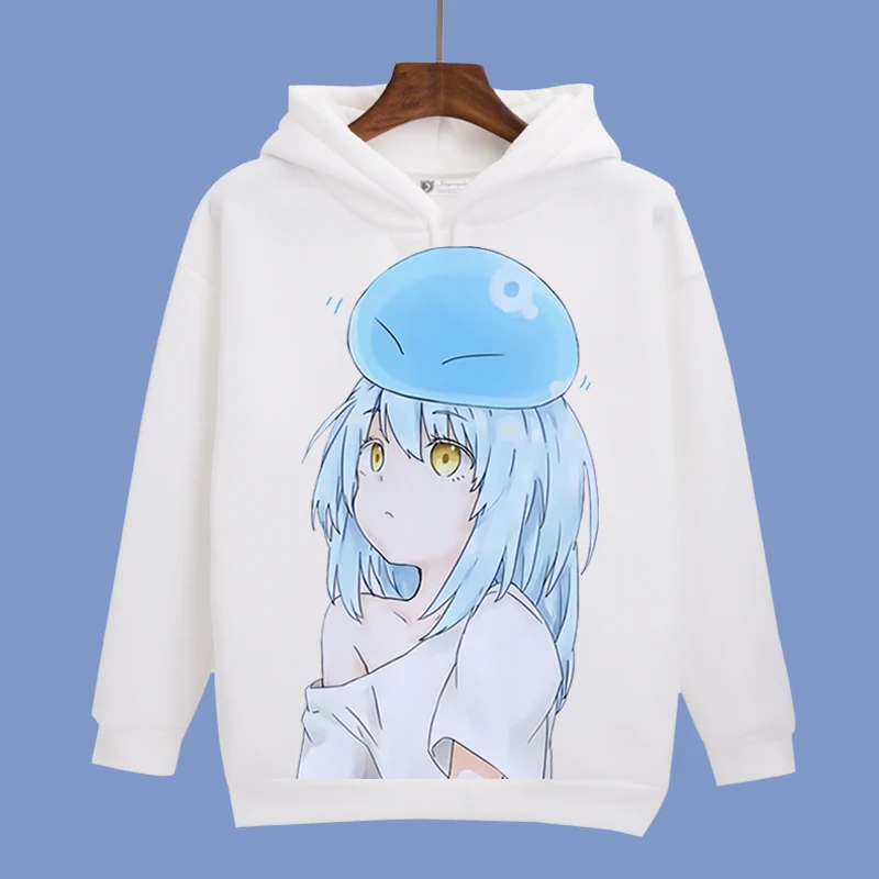 Толстовка для косплея римуру рейнкарнация как слайм толстовки Rimuru Tempest зимние
