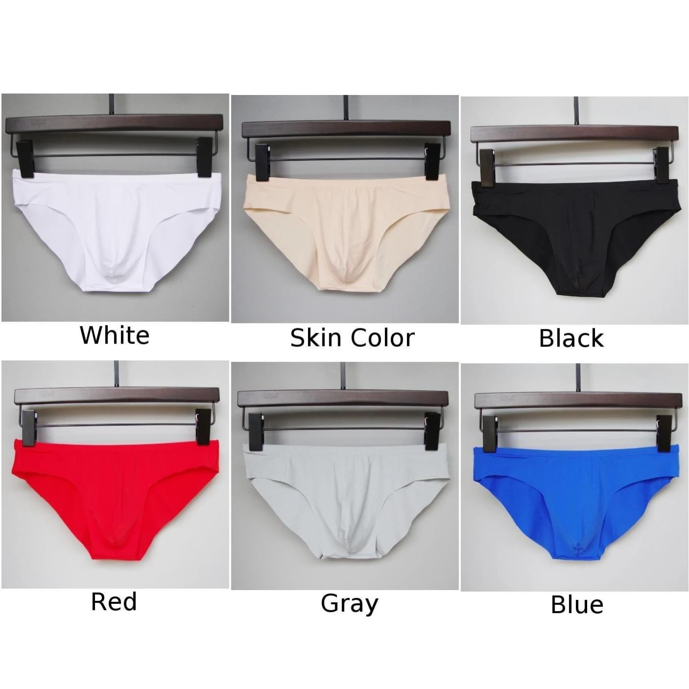 Мужские трусы сексуальные тонкие низкая посадка прозрачные выпуклый мешочек