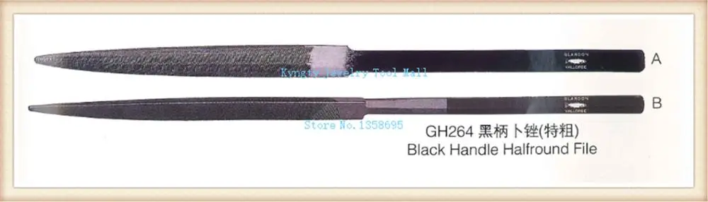 2 шт. металлические напильники с черной ручкой|Инструменты и оборудование для