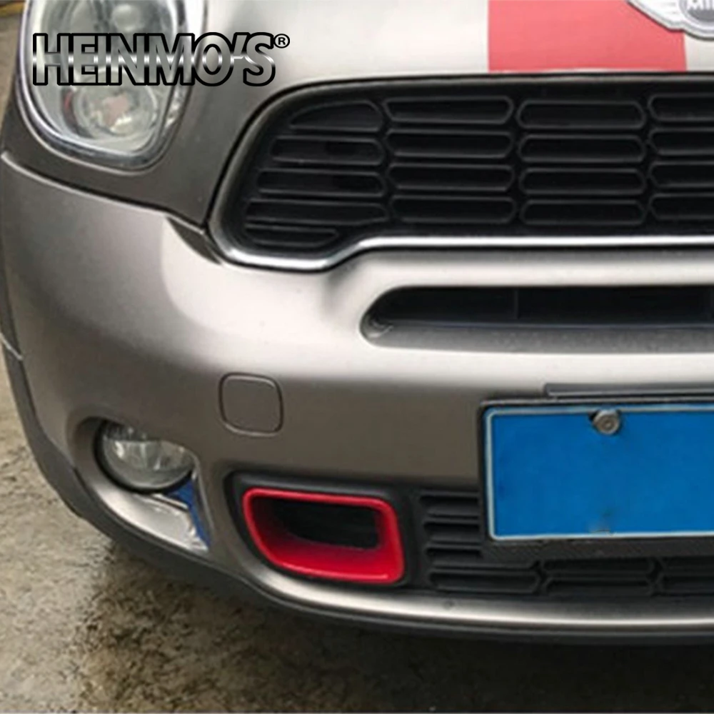 Для Mini Cooper F55 F56 передняя решетка воздуха на входе наклейка s для Mini Cooper Hardtop хэтчбек F55 F56 Наклейка украшения аксессуары