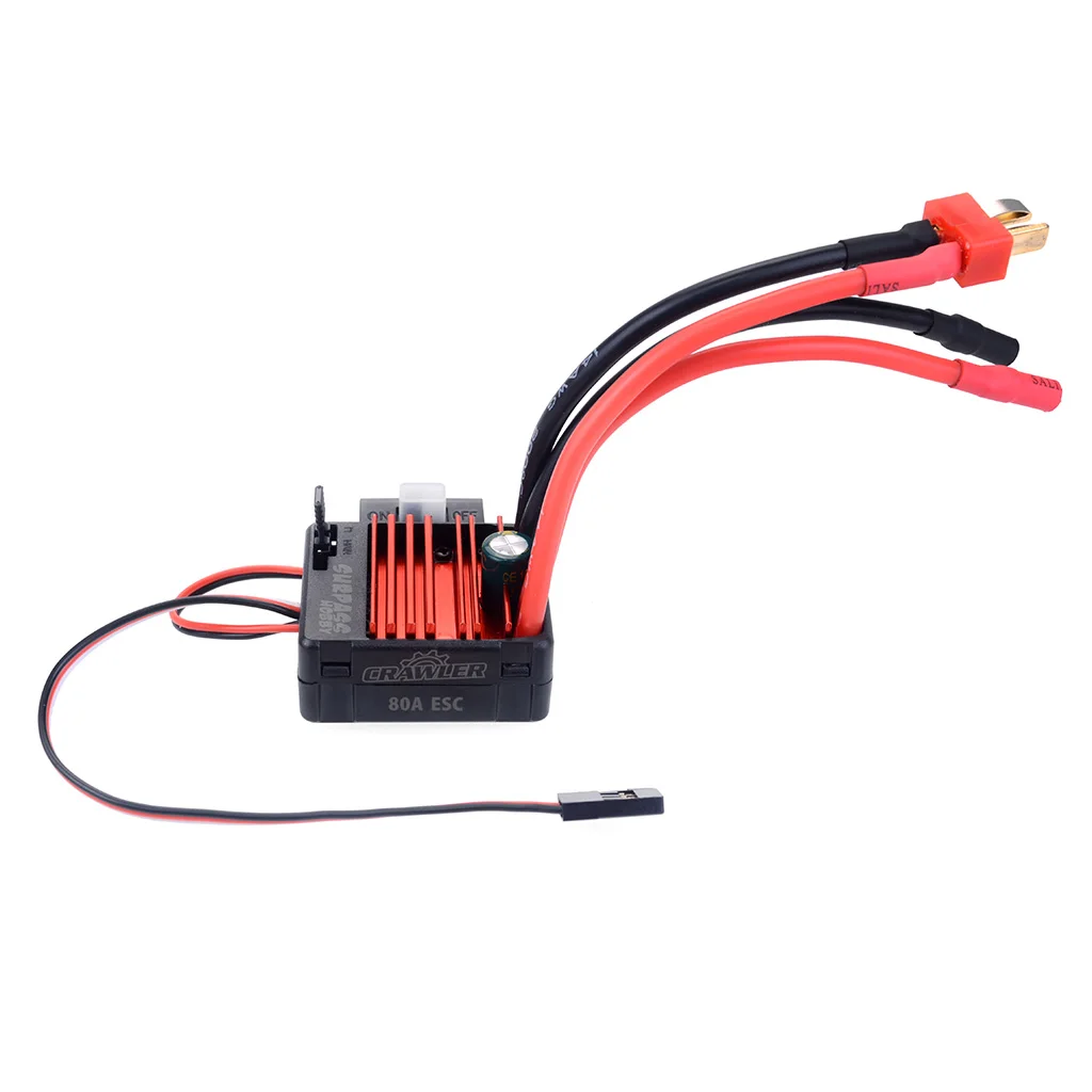 

Brushed Set 550 10T Motor & 80A ESC for Axial SCX10 D90 D110