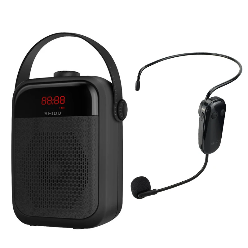 SHIDU 25 Вт Портативный голосовой усилитель беспроводной микрофон аудио Bluetooth