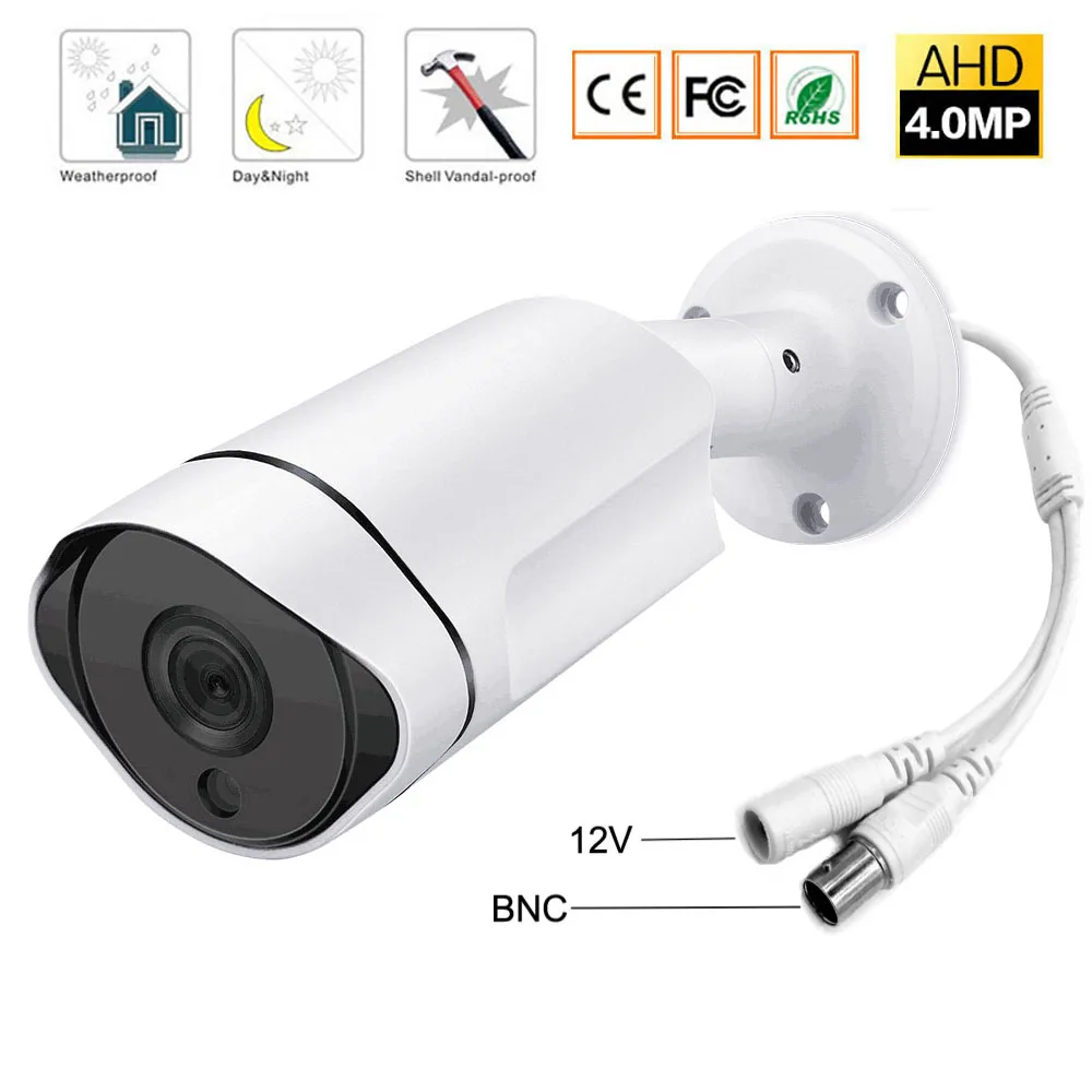 4.0MP AHD Камера безопасности видеонаблюдение открытая всепогодный HD CCTV 4MP 36