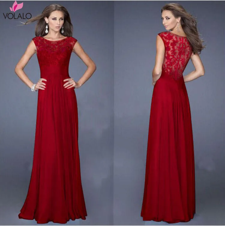 

Новинка, элегантное женское шифоновое кружевное официальное длинное платье для свадьбы и подружки невесты, бальное платье для выпускного в...