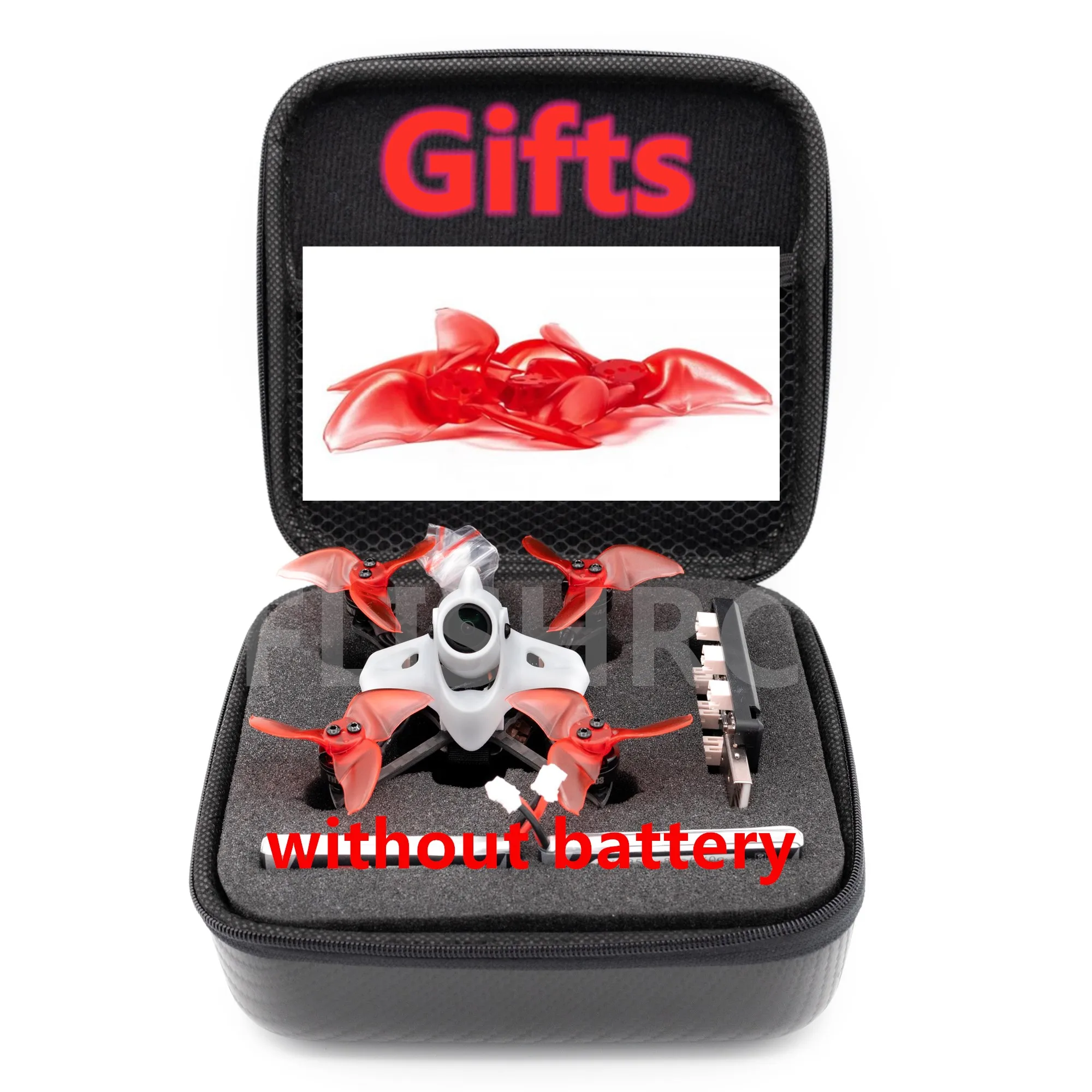 Гоночный Дрон Emax Tinyhawk II Race PNF FPV F4 5A 7500KV RunCam Nano2 700TVL 37CH 25/100/200 мВт VTX 2S с подарком (без