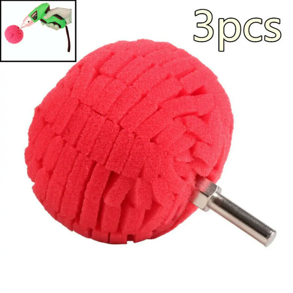 

Универсальная красная мягкая губка 3 шт., полировальная накладка с шариками, полировальная накладка 3 дюйма 76 мм