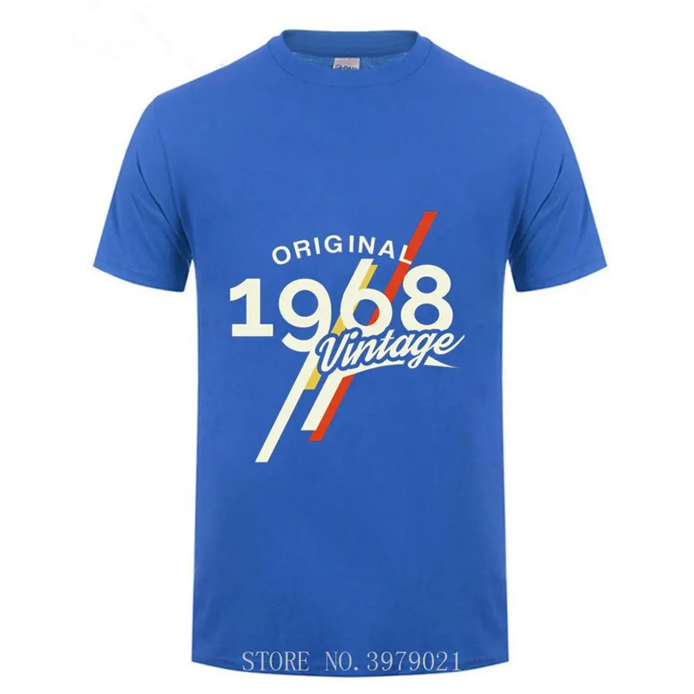 2019 Винтаж 1968 классический 50 лет на день рождения футболка для мужчин 50th День