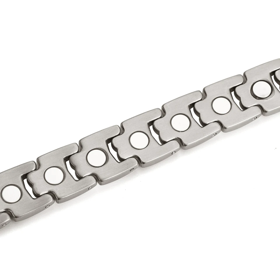 RainSo Titanium Link Chaim магнитные браслеты шармы для женщин элементы здравоохранения био