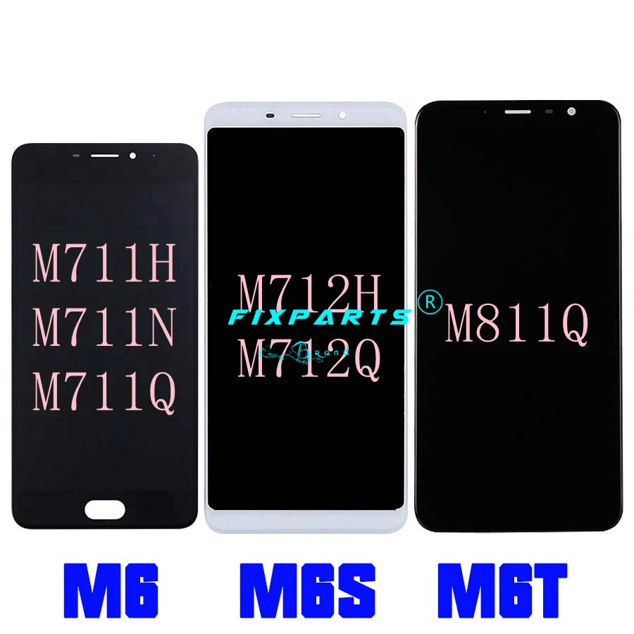 Meizu M6 LCD M6s дисплей сенсорный экран дигитайзер M711H M711M M711Q M712H M712Q для 6T MEIZU M6T M811Q
