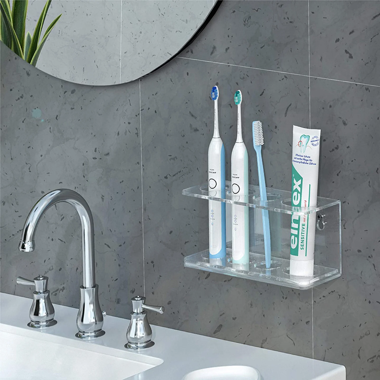 

Настенный держатель для зубных щёток