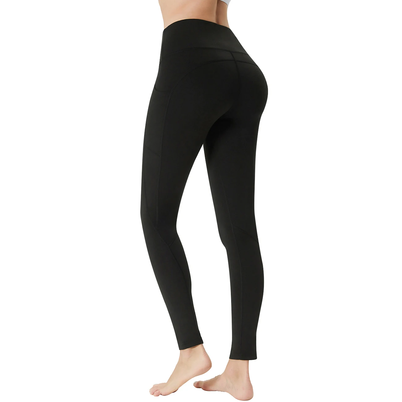 

Women Yoga Leggings Hip Lift Sexy High Waist Tight Pants Training Running Sportswear Workout Tummy Control Yoga Trousers Pocket