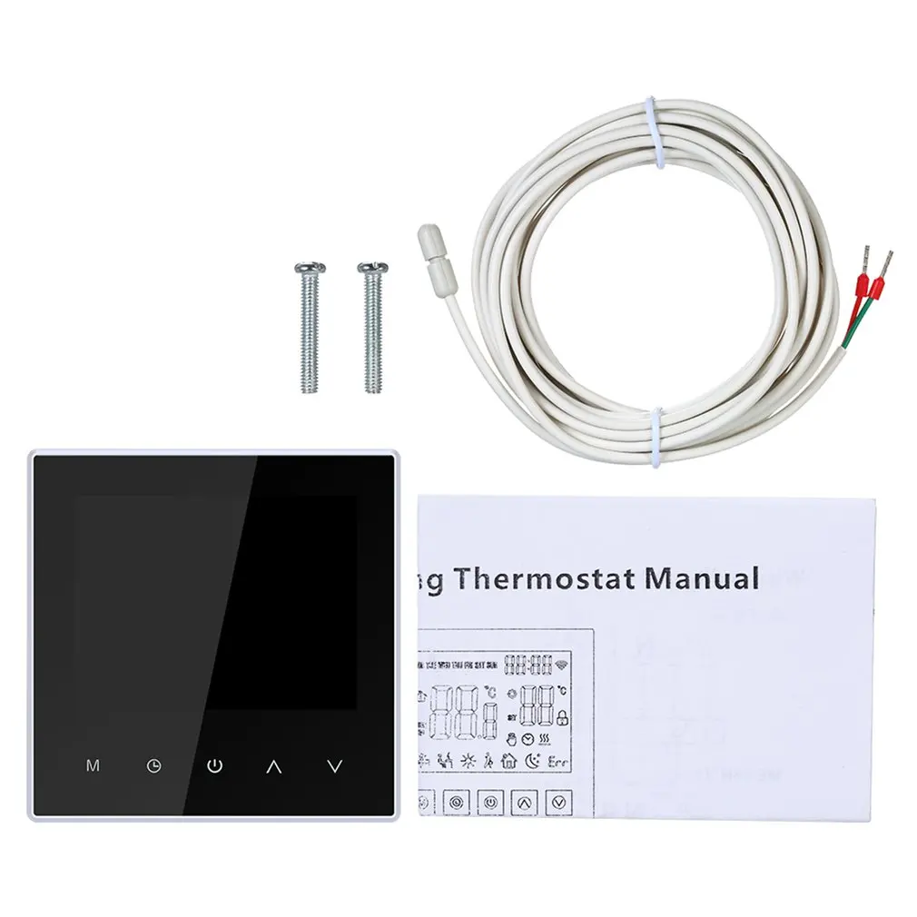 

Smart WIFI Thermostat Programmable Temperature Controller For Electric Underfloor Heating with LCD Screen Smart Life