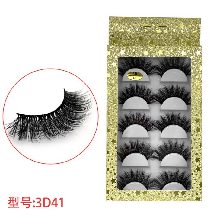Многослойные 3D Мягкие норковые накладные ресницы пушистые длинные натуральные