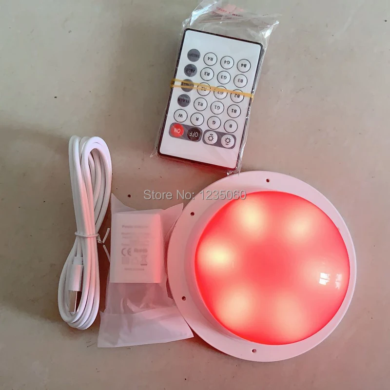 Бесплатная доставка беспроводной Перезаряжаемый RGB светодиодный светильник ing