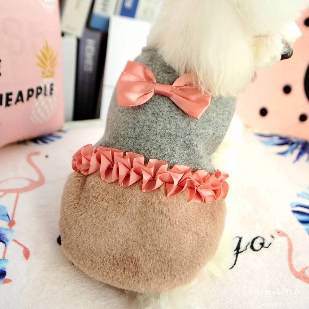 Роскошные банты собака Supplis одежда для домашних животных модная котят и щенков