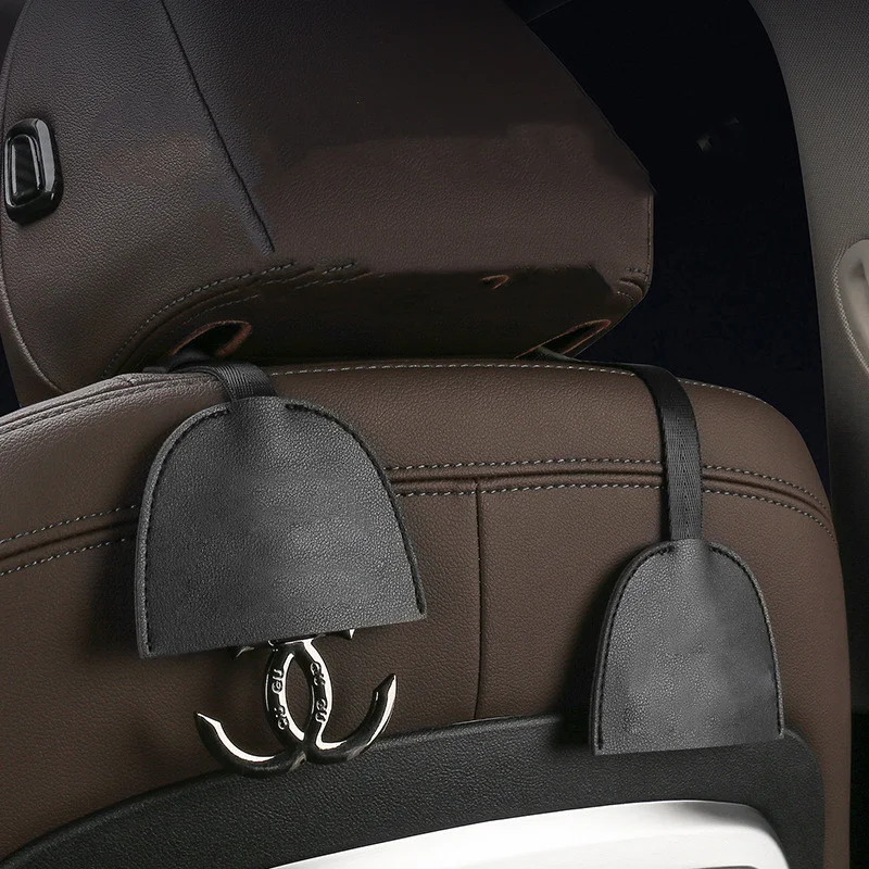

2PCs Hidden Metal Car Seat Headrest Hanger Bag Hook Interior Portable Hanger Holder Storage for Car Bag Purse Auto Accessories