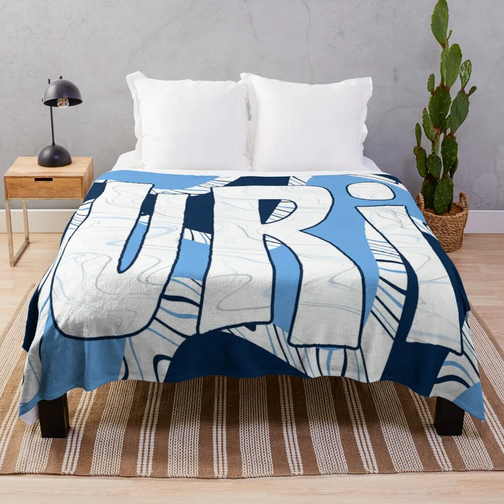 

URI funky fresh waves Blanket Quilt Bedding for Girls Children Adult Gift Bedroom Decor Size Variety for Styles.
