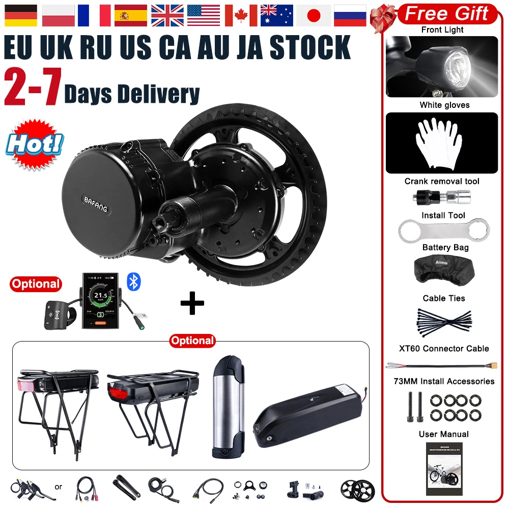 Bafang BBS01B середине приводной двигатель 36V 250W для переделки электрического