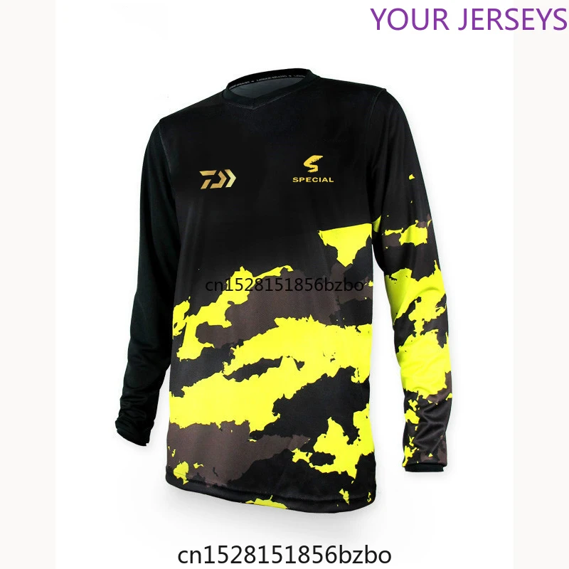 

2020 New DAIWA CoolMax Fishing Clothing Long Sleeve Sunscreen Anti-uv Breathable Coat Summer Shirt Size XS-5XL Drop Shipping