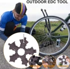 Многофункциональный инструмент 18 в 1, для езды на велосипеде, Походов, Кемпинга, снежинки, гаечный ключ, шестигранный ключ