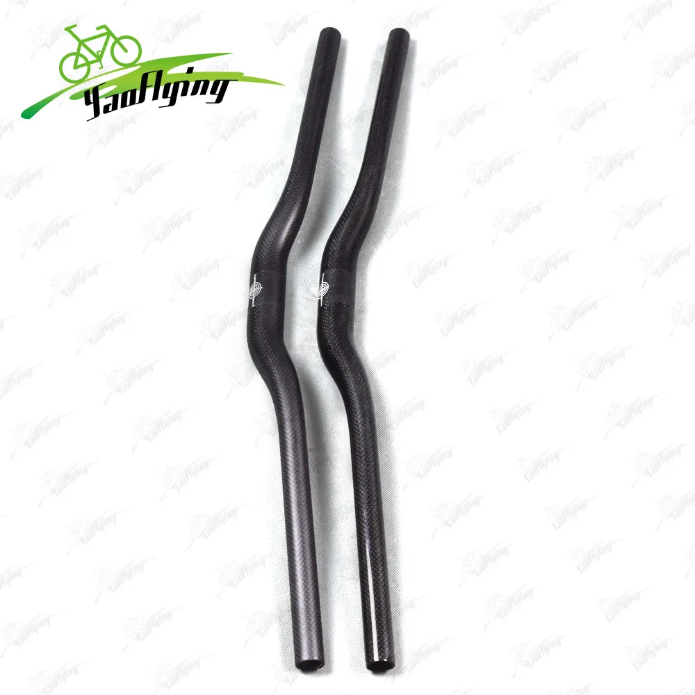 Запасные детали для велосипеда углепластик руль MTB с 3K переплетением