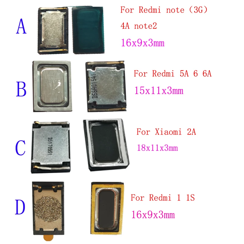 1 шт. кольцевой зуммер динамик для Xiaomi 2A M2A Mi2A Redmi 1S 4A 5A 6 6A Hongmi Note2 Note 2 3G музыкальный громкоговоритель|Шлейфы