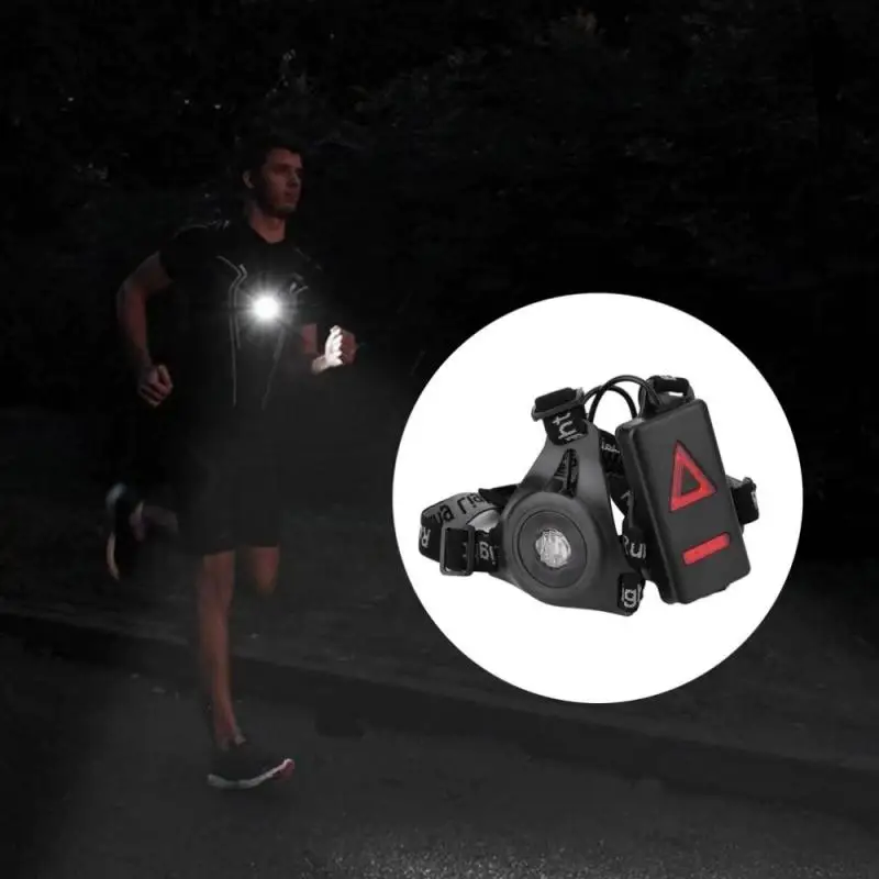 

Unisex Running Light USB Charge Outdoor Walking Night Safety Warning Lamp LED Chest Light Bicycle Lights bicycle Accessories New