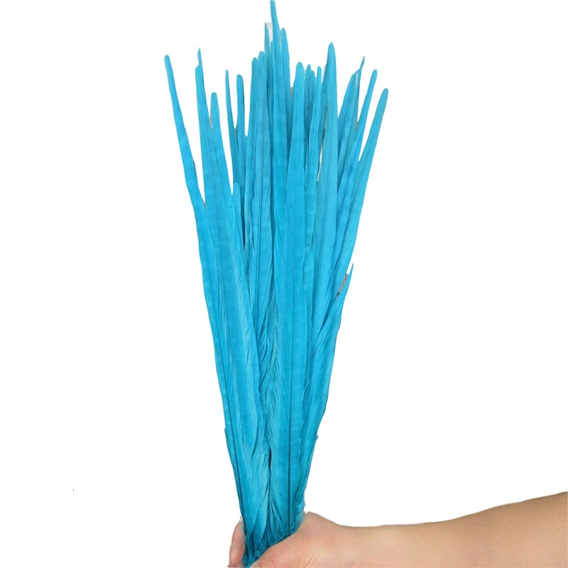 40 45 см 16 18 &quotКолечки перья из хвоста фазана для поделок черный белый длинный