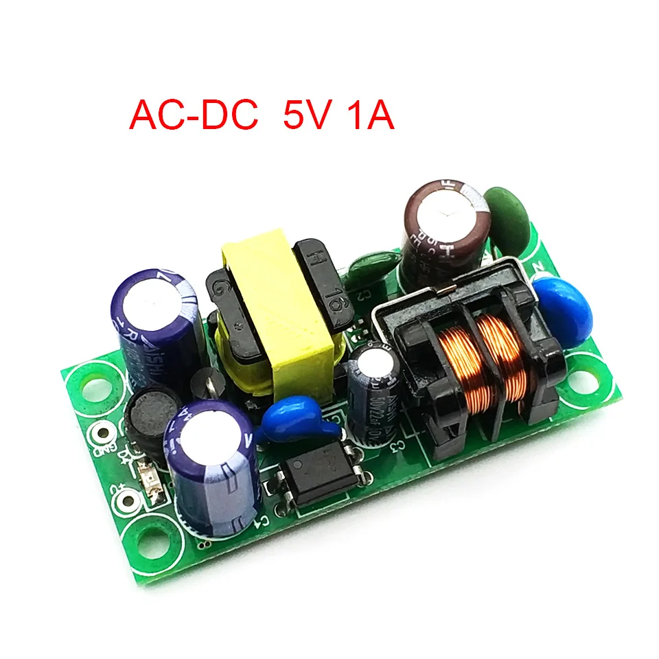 AC-DC 5V1A модуль импульсного источника питания с изоляцией понижающий 220В до 5В блок 5