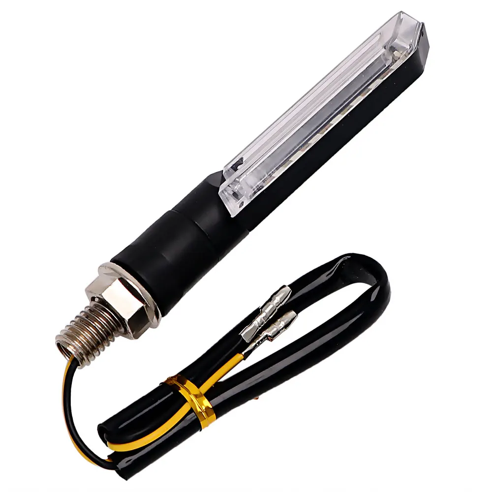 

1Pair Motorcycle Turn Signal Lights Motorbike Turn Indicators Lamps Amber LED Blinker Brake Stop Light Universal Refit For Honda